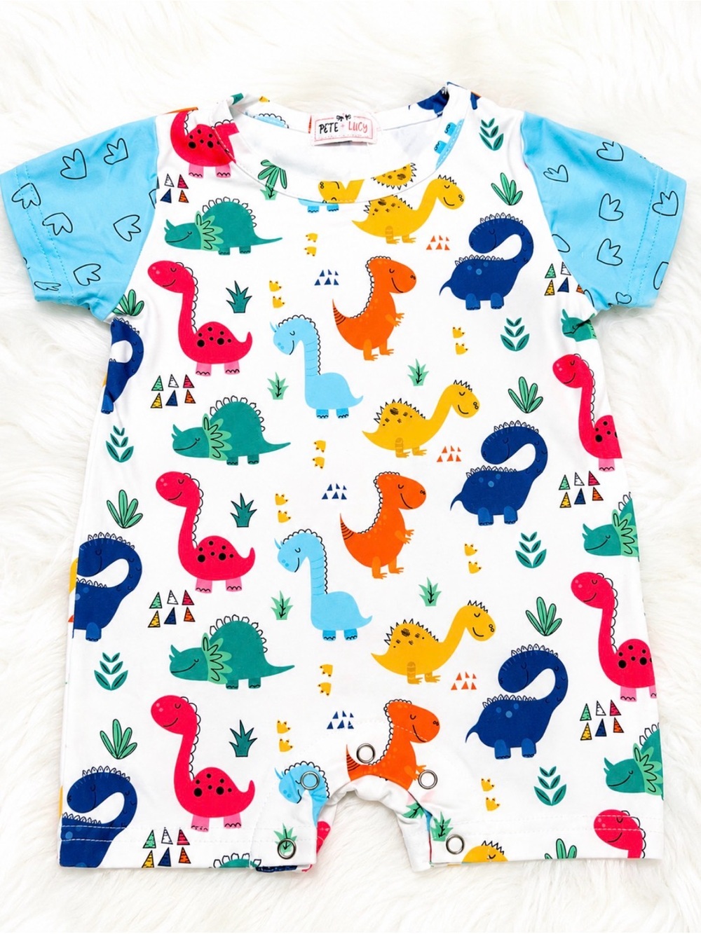 Boys Dino Romper